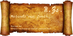Molcsányi Zsolt névjegykártya