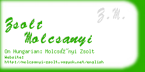 zsolt molcsanyi business card